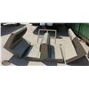 Image 2 : LOT OF 2 FIBERGLASS 42" SECTIONS OF BOOTH SEATING