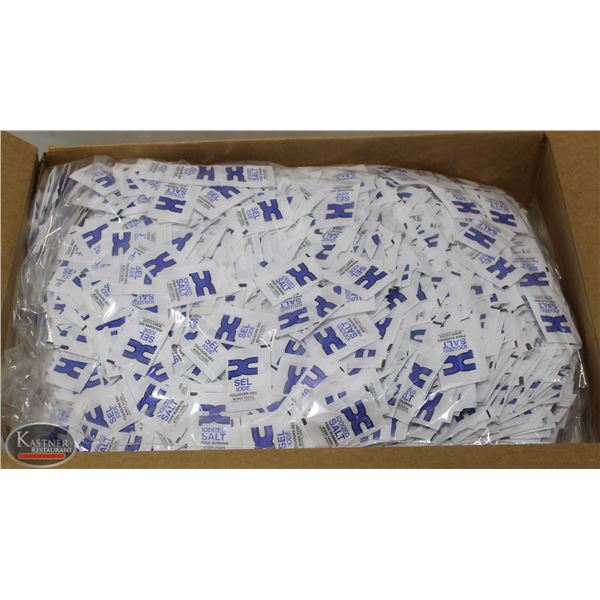 BOX OF 6000 PACKETS OF SALT