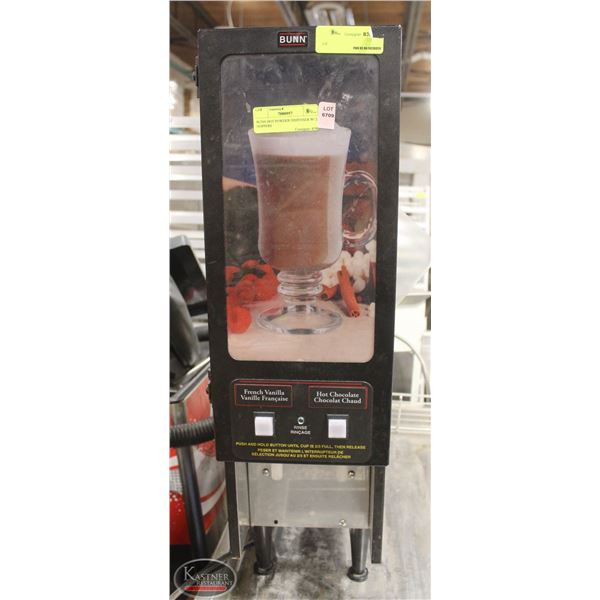 BUNN HOT POWDER DISPENSER W/ 2 HOPPERS