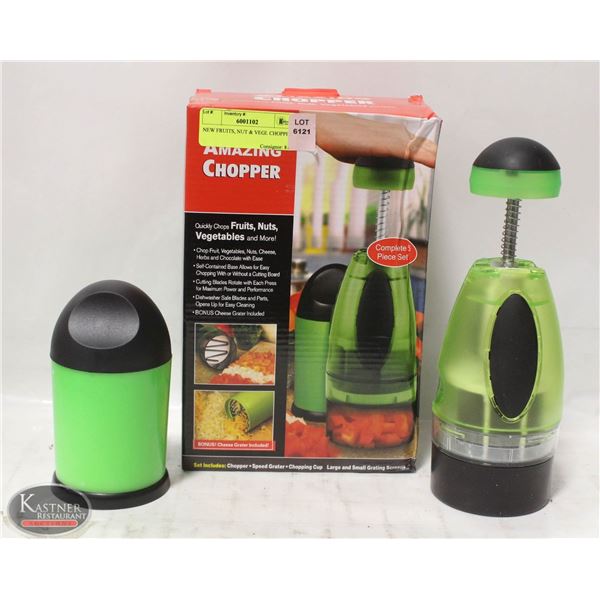 NEW FRUITS, NUT & VEGI. CHOPPER