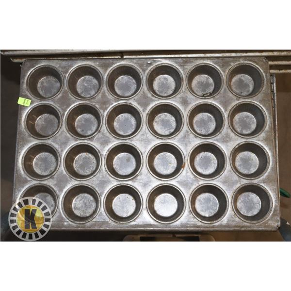 LOT OF 9 COMMERCIAL MUFFIN TINS