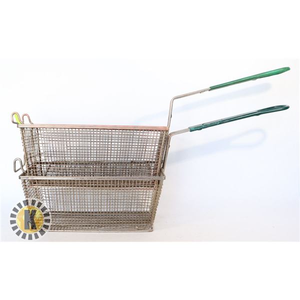TWO DEEP FRIER BASKETS