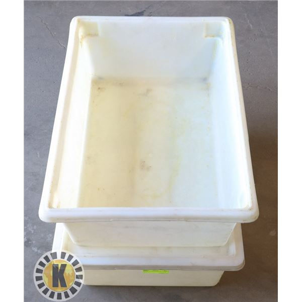 12.5GAL- 18"BY26"BY9" POLY TUB BINS