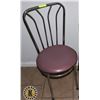 Image 1 : 1 RESTAURANT CHAIR - CHROME AND BROWN