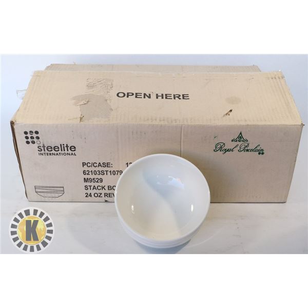 12 STEELITE STACK BOWLS 24 OZ