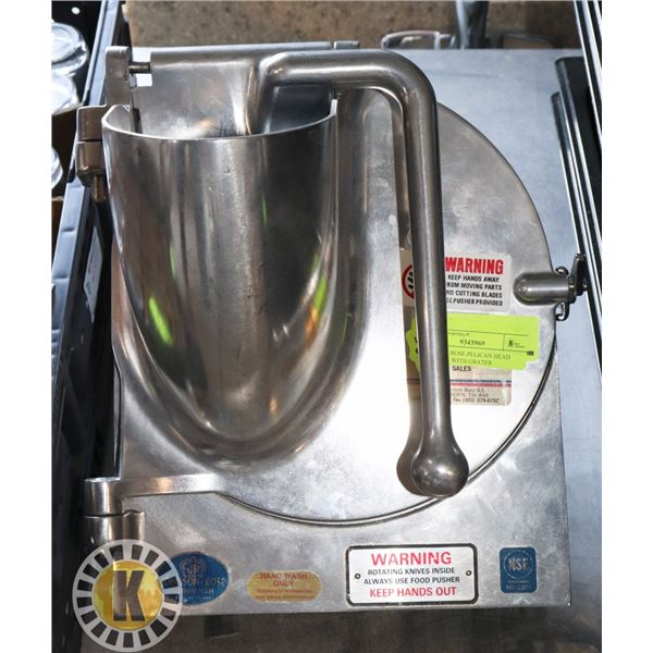 JOHNSON ROSE PELICAN HEAD CHOPPER- WITH GRATER