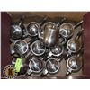 Image 1 : BOX OF STAINLESS MINI TEA KETTLES