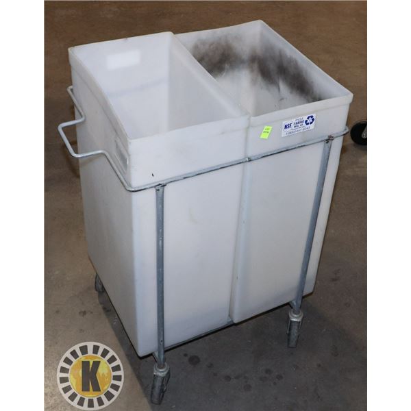 TWO COMPARTMENT ROLLING BIN