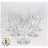 Image 1 : 6 SHORT STEM GOBLETS