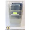 Image 1 : 3 CAMBRO 18QTZ  CONTAINER