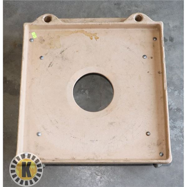 DISHWASHER RACK ROLLING PLATFORM