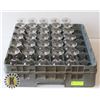 Image 1 : 30 WINE GLASSES IN WINE CUP RACK