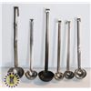 Image 1 : 6 VARIOUS LADLES- 1OZ, 2OZ, 4OZ