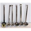 Image 1 : 6 VARIOUS LADLES- 2OZ, 6OZ, 7OZ