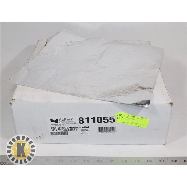 NEW 1000 FOOD WRAP FOILS