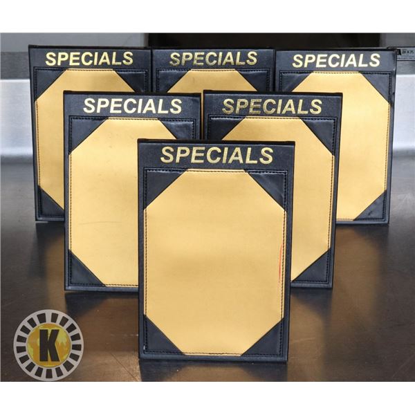 RESTAURANT TABLE TENT/ SPECIALS DISPLAY