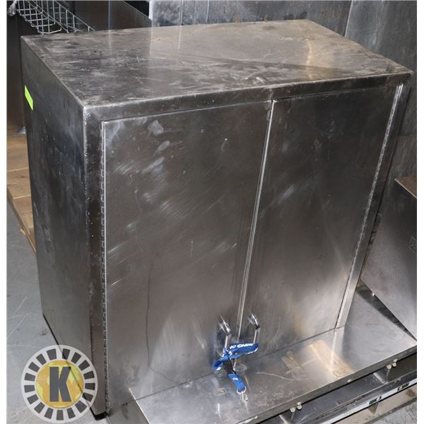 STAINLESS WALL MOUNT CABINET 30" BY 30" BY 16"