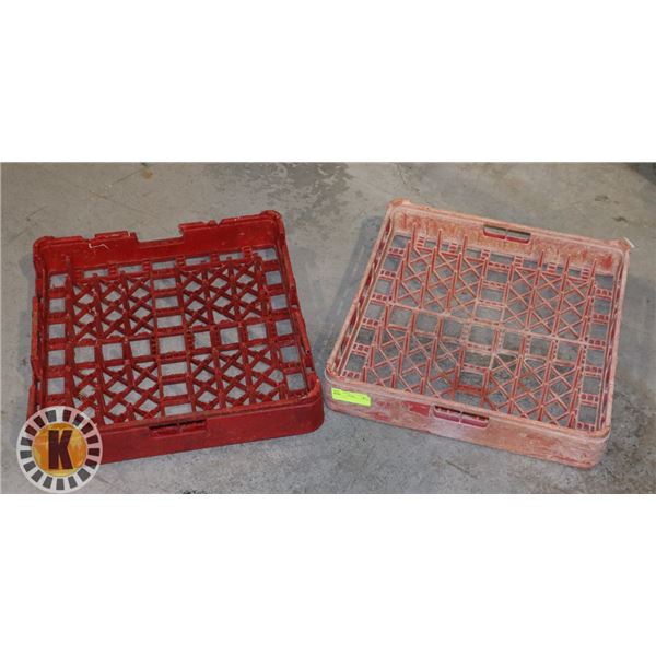 2 DISH RACKS