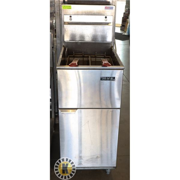 MKE NATURAL GAS DEEP FRYER WITH 2 BASKETS