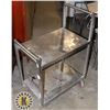 Image 1 : STAINLESS STEEL KITCHEN CART ON CASTORS