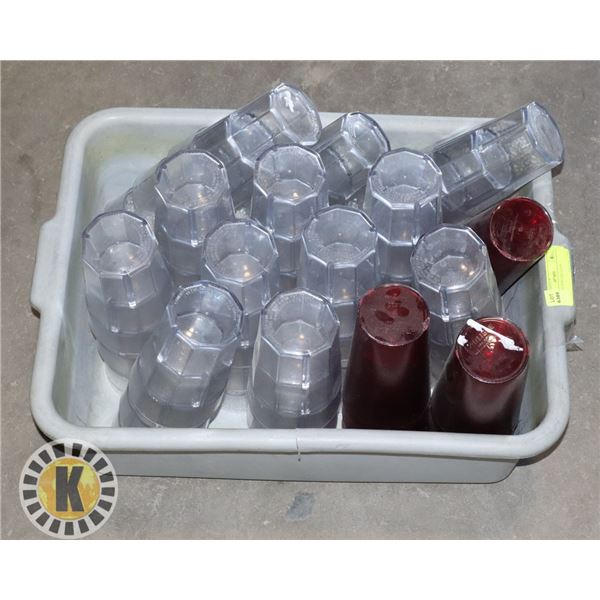 PLASTIC GLASS-LIKE CUPS