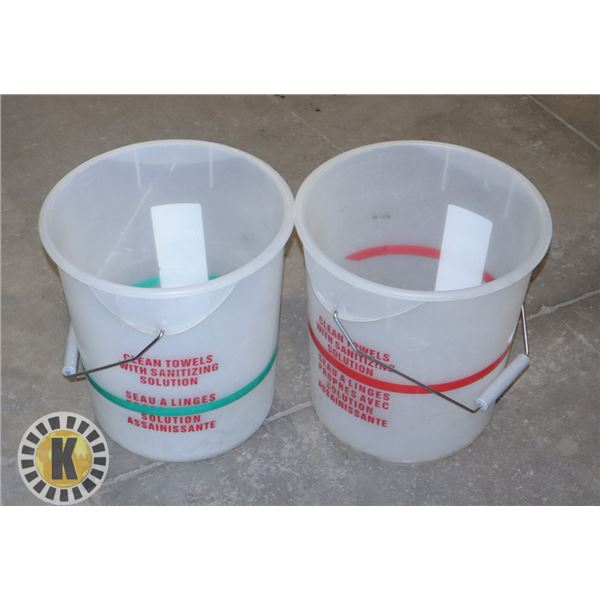 3 LARGE  PALES/BUCKETS