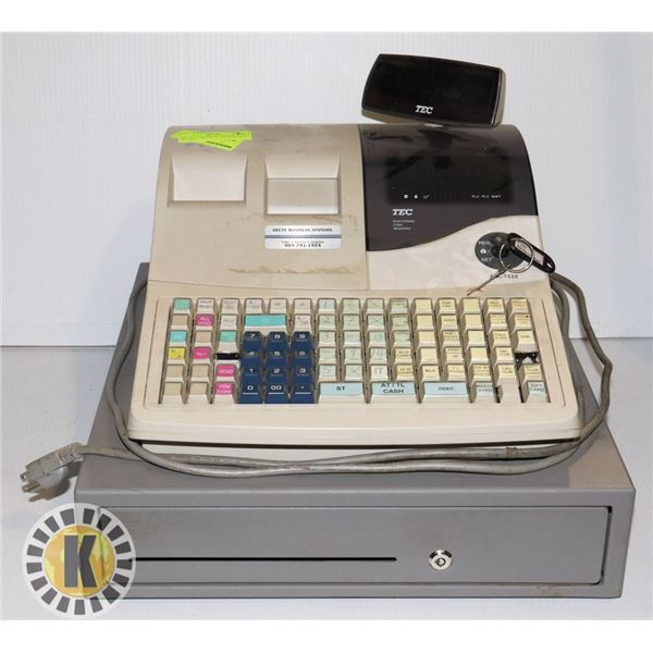 TEC ELECTRONICS CASH REGISTER- MA-1535