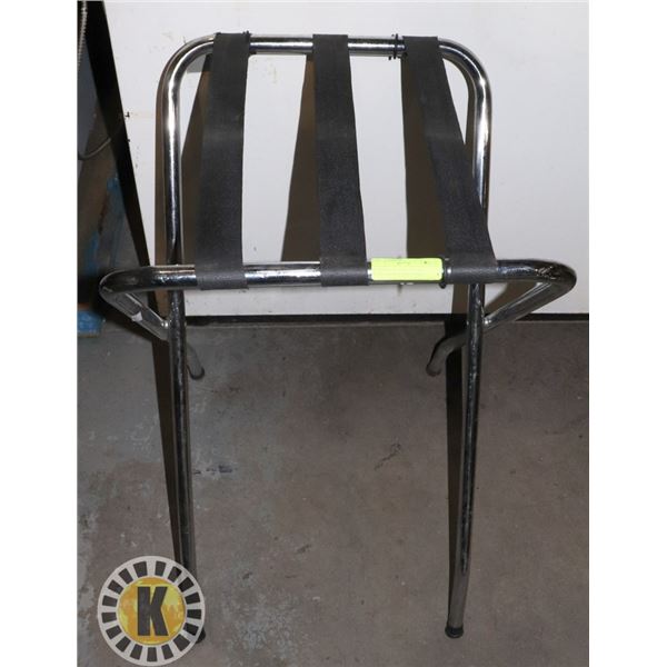 STANDING SERVING STATION- STAINLESS ROD AND STRAPS