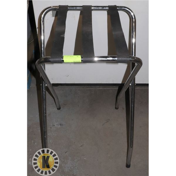 STANDING SERVING STATION- STAINLESS ROD AND STRAPS