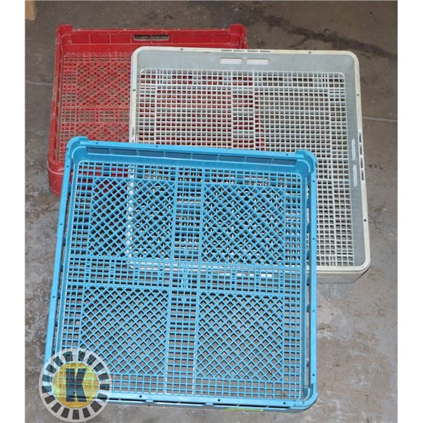 3 DISH RACKS