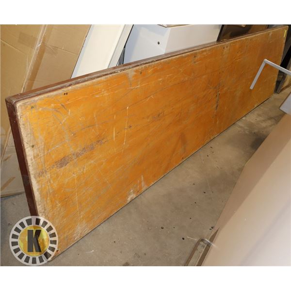 120" BY 30" TABLE WITH FOLDABLE LEGS