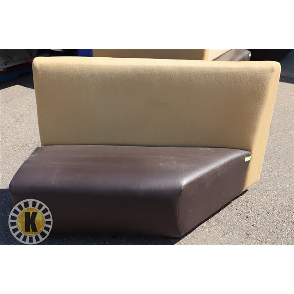 MODULAR BOOTH SEAT BY 27" BY 37"