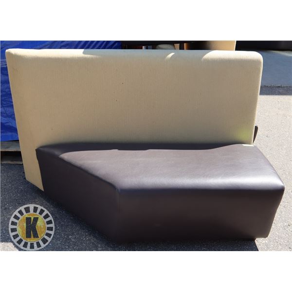 MODULAR BOOTH SEAT 54" BY 27" BY 37"