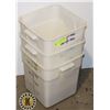 Image 1 : 3 CAMBRO 18QTZ  CONTAINER