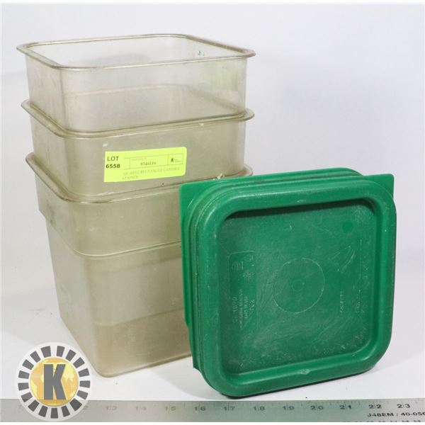 3 10 QUARTZ RECTANGLE CAMBRO CONTAINER
