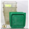 Image 1 : 3 10 QUARTZ RECTANGLE CAMBRO CONTAINER