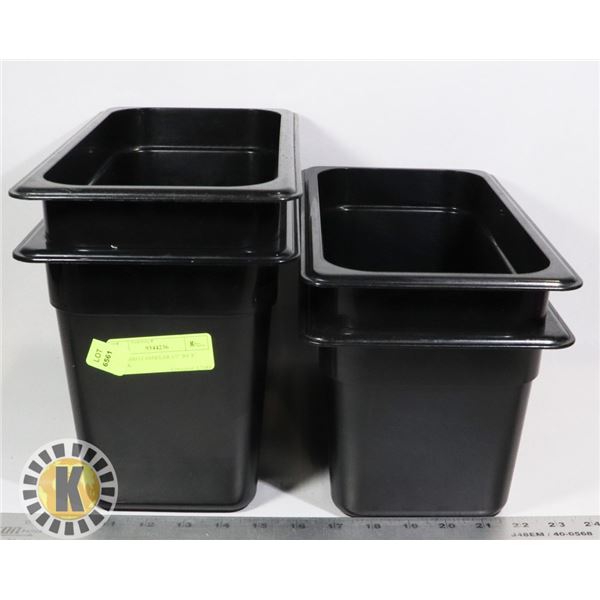 4 CAMBRO CAMWEAR 1/3" BY 8". BLACK