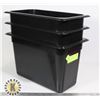 Image 1 : 3 CAMBRO CAMWEAR 1/3" BY 8". BLACK