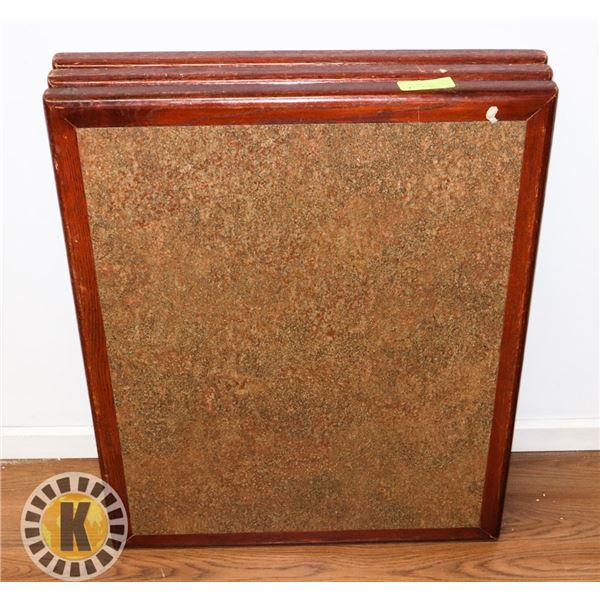 LOT OF 3 WOODEN TABLE TOPS- MEDIUM
