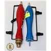 Image 1 : 2 BEER TAPS- BUDWEISER AND LABATT BLUE