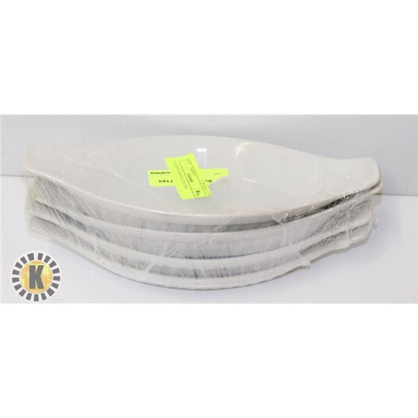 4 LARGE LASAGNA PLATES