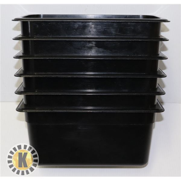 6 LARGE CAMWEAR PANS- 1/3" - 6"