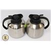 Image 1 : 2 INSULATED COFFEE POTS FOR COMPACT BUNN COFFEE MACHINE