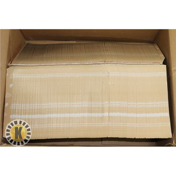 CASE OF PIZZA CLAMSHELL BOX (OPENED)