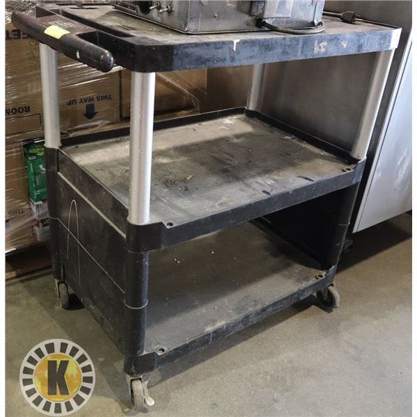 RUBBERMAID COMMERCIAL 3 TIER CART