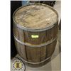 Image 1 : WOOD BARREL 30"H BY 21"W