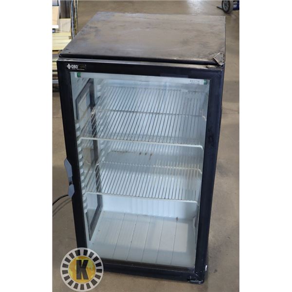 QBD COOLER MODEL DC7HG- WORKING. 38"H22.5"L21"W