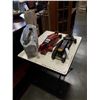 Image 1 : 2 TROLLEY JACKS BLACK AND RED WITH 4L OF SYNTHETIC 5W-40 OIL