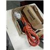 Image 3 : LOT OF WRENCHES,  ASSORTED PEGBOARD HOOKS, AIR RANDOM ORBIT SANDER, TROUBLE LIGHT AND TOOLBELT