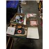 Image 1 : 3 TRAYS OF WELDING GAUGES, COPPER CONTACT TIPS, TOOLS, DRILL BITS, RIVETS